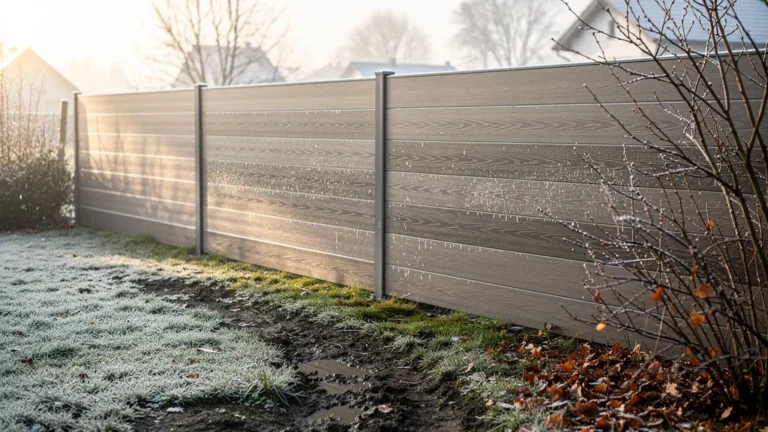 Avis détaillé sur la durabilité des panneaux occultants en composite après un hiver complet